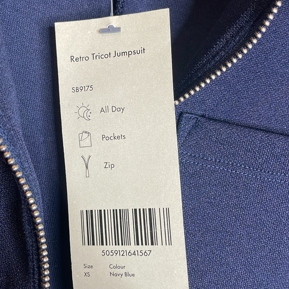 SOLD Sweaty Betty | Women’s Retro Tricot Short Sleeve Jumpsuit Size XS NWT - Picture 5 of 8